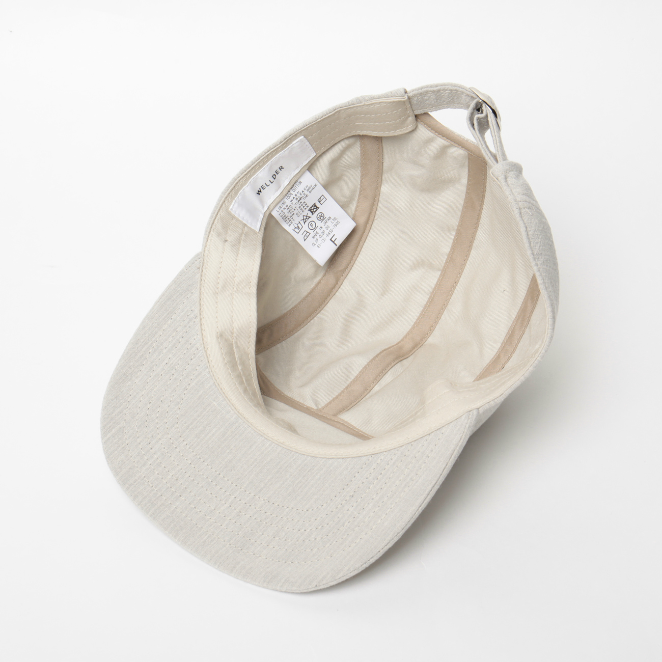 WELLDER / ウェルダー | High Twisted Jet Cap - Heather Grey