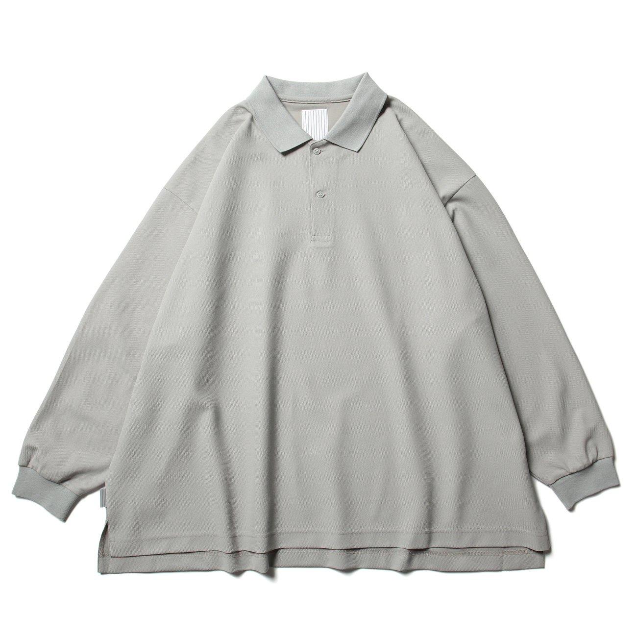 BIG LS POLO - Grey