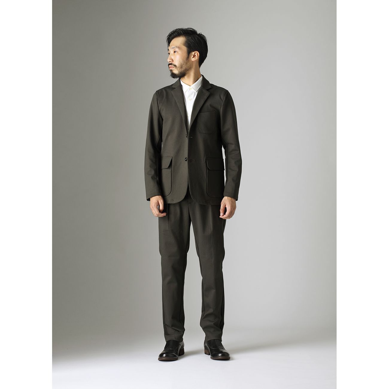 Remind me and forever/合皮ショートブルゾン｜NICE CLAUP/OLIVE