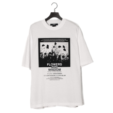 ESSAY / エッセイ | MTS-8_FLOWER OVERSIZED GARMENT DYE T-SHIRT - White
