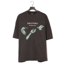 ESSAY / エッセイ | MTS-9_UTOPIA OVERSIZED GARMENT DYE T-SHIRT - Vintage Black
