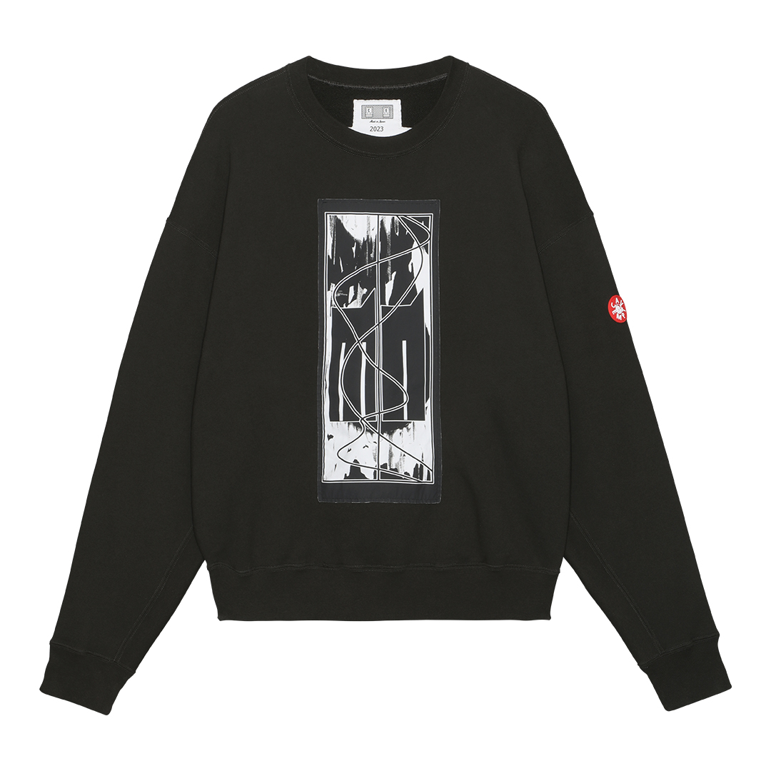 トップス C.E CAVEMPT TRAJECTORY CREW NECK C.E / シーイー | TRAJECTORY CREW NECK - Black | 通販 - 正規取扱店