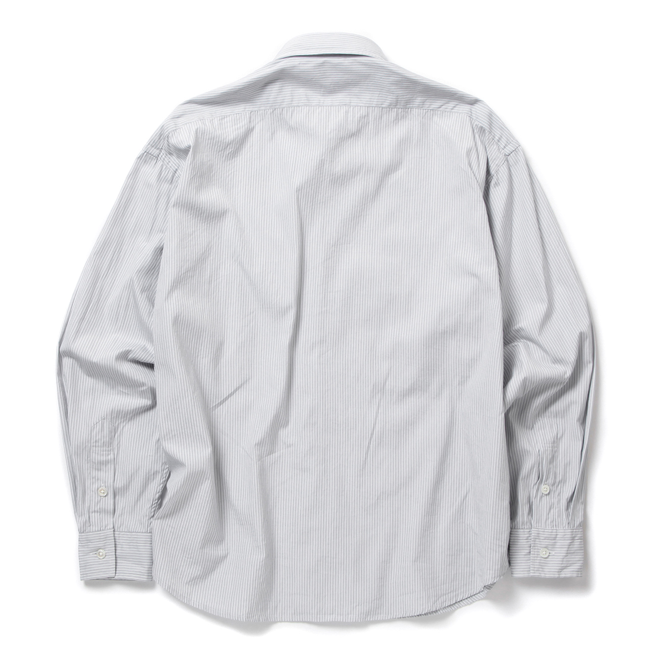 Porter Classic / ポータークラシック | ROLL UP STRIPE SHIRT - Gray