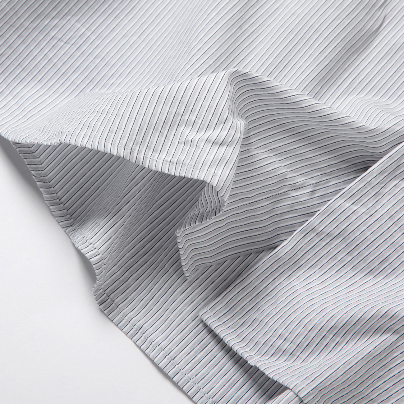 Porter Classic / ポータークラシック | ROLL UP STRIPE SHIRT - Gray