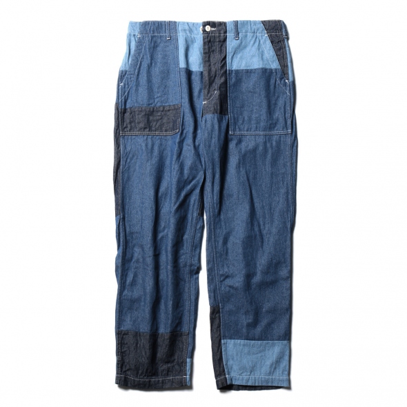 Fatigue Pant - Washed 8oz Denim - Med Indigo