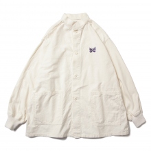 S.C. Army Shirt - Back Sateen - White