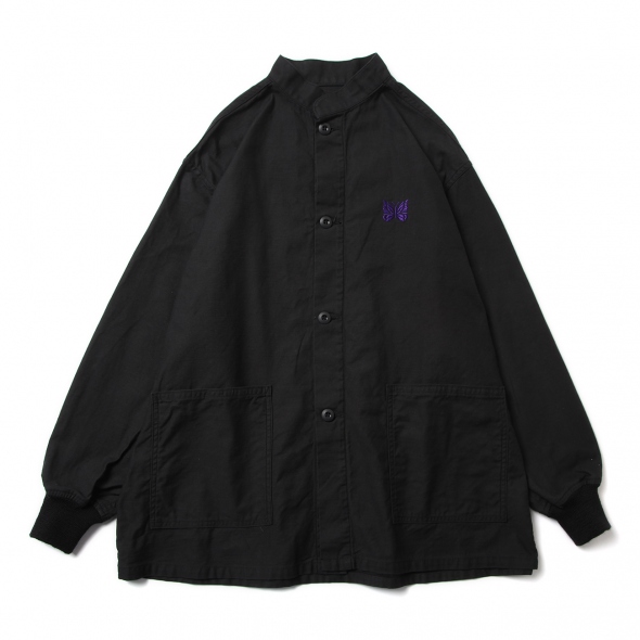 Needles / ニードルズ | S.C. Army Shirt - Back Sateen - Black