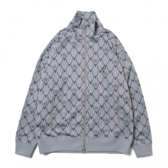 Trainer Jacket - Poly Jq. / Skull&Target - Grey