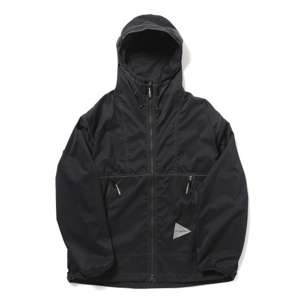 and wander / アンドワンダー | PERTEX wind jacket - Black | 通販