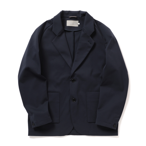 CURLY / カーリー | SOLID DOUBLE-KNIT RAGLAN SLEEVE JACKET - Navy