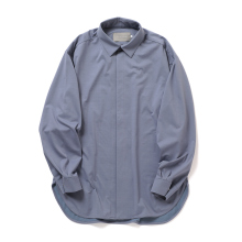 CURLY / カーリー | REGULAR COLLAR SHIRT - Blue