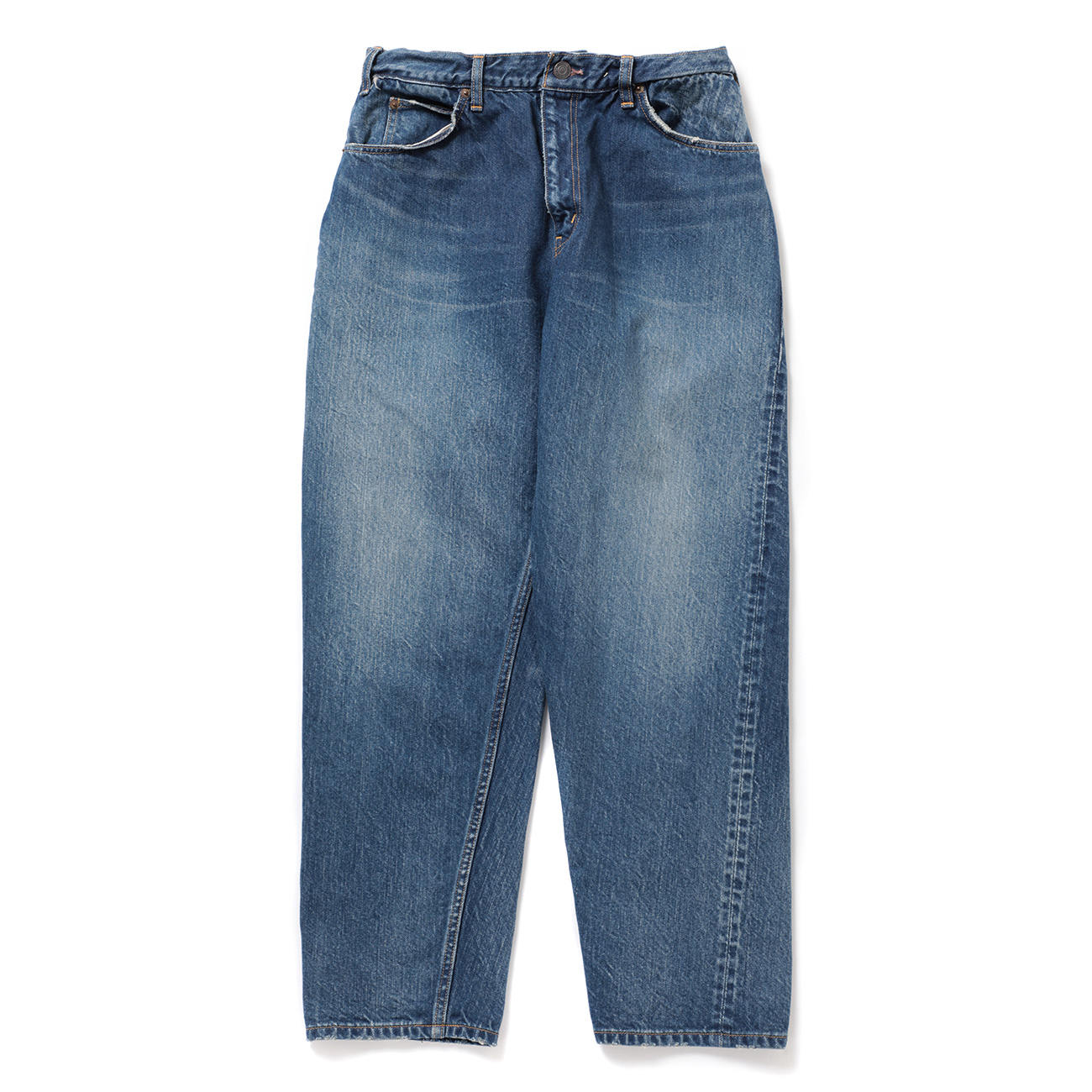 CIOTA / シオタ | Wide Tapered 5 Pocket Pants - Medium Dark