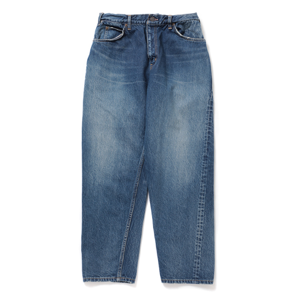 CIOTA / シオタ | Wide Tapered 5 Pocket Pants - Medium Dark
