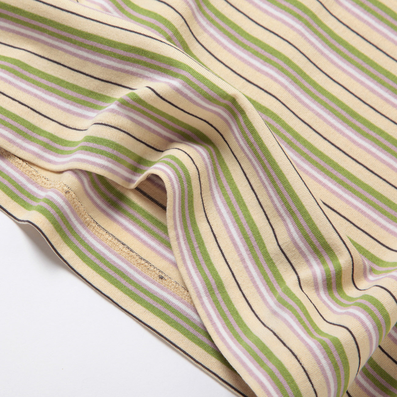 AURALEE / オーラリー | HARD TWIST COTTON BORDER TEE