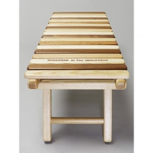 ....... RESEARCH | HOLIDAYS in The MOUNTAIN 116 - Narrow Table - Beige × Brown