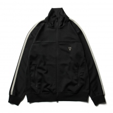 ジャケット・アウター South2 West8 Trainer Jacket Poly Smooth South2 West8 Men's Poly Smooth Trainer Track Jacket in Black