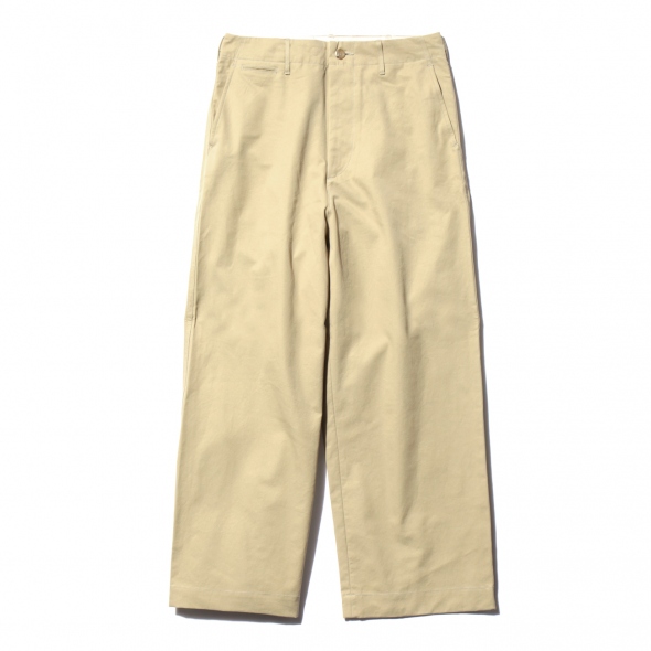AURALEE / オーラリー | WASHED FINX LIGHT CHINO WIDE PANTS (メンズ