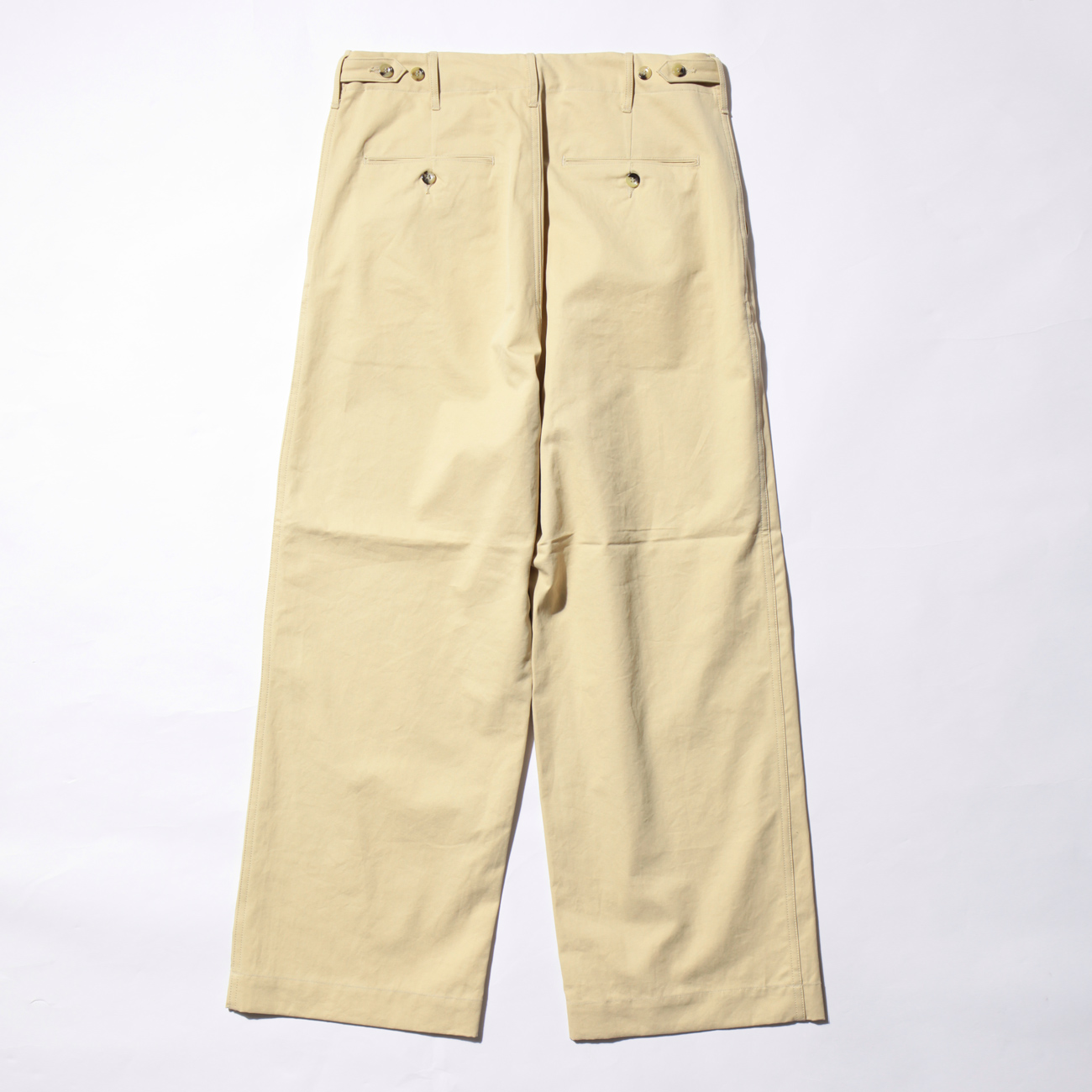 AURALEE / オーラリー | WASHED FINX LIGHT CHINO WIDE PANTS (メンズ