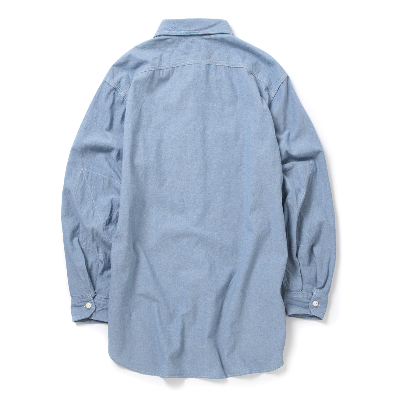 Engineered Garments WORKADAY エンジニアードガーメンツ ワーカデイ アメリカ製 Utility Shirt - Cotton Chambray シャンブレー ユーティリティーシャツ S BLUE 長袖 ワーク トップス【中古】【Engineered Garments WORKADAY】 UTILITYSHIRTRK290-1.jpg?crop=
