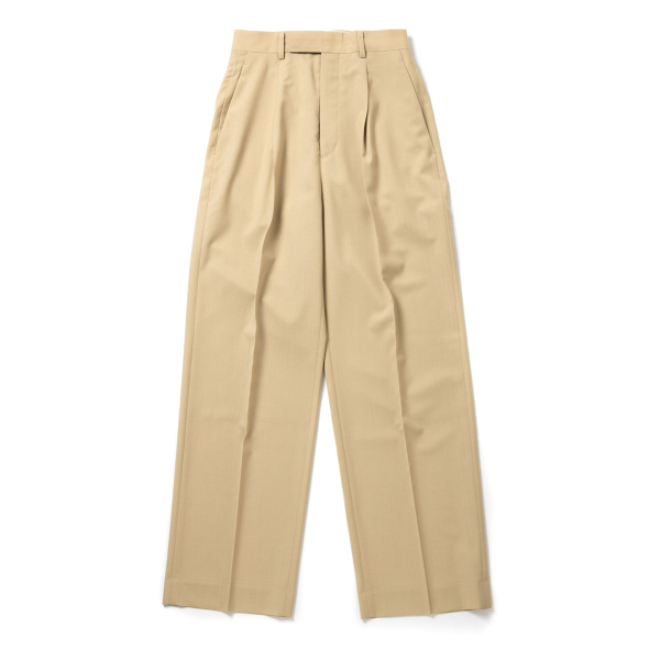 AURALEE / オーラリー | SUPER FINE TROPICAL WOOL SLACKS (レディース) - Top Beige | 通販  - 正規取扱店 | COLLECT STORE / コレクトストア