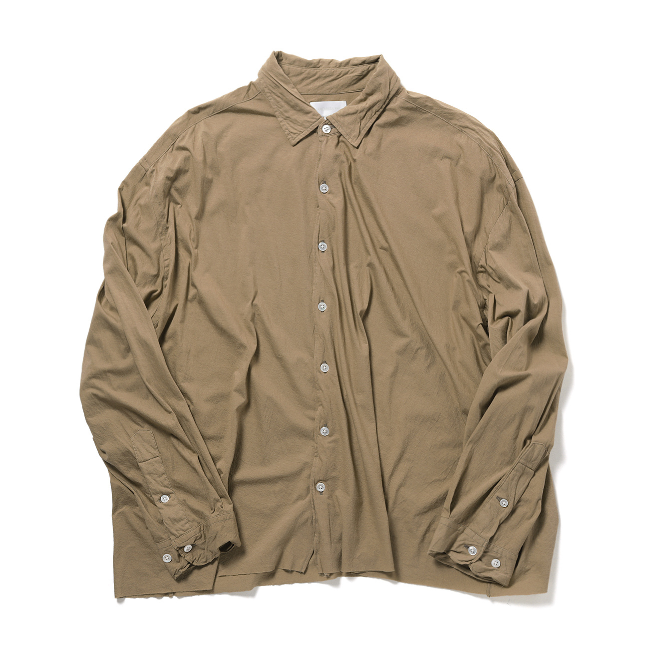 KANEMASA PHIL. / カネマサフィル | 46G Artisan Shirt - Khaki Beige