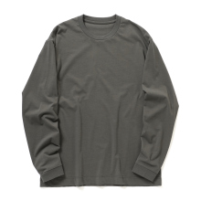 KANEMASA PHIL. / カネマサフィル | 36G High Twist LS Tee - Charcoal