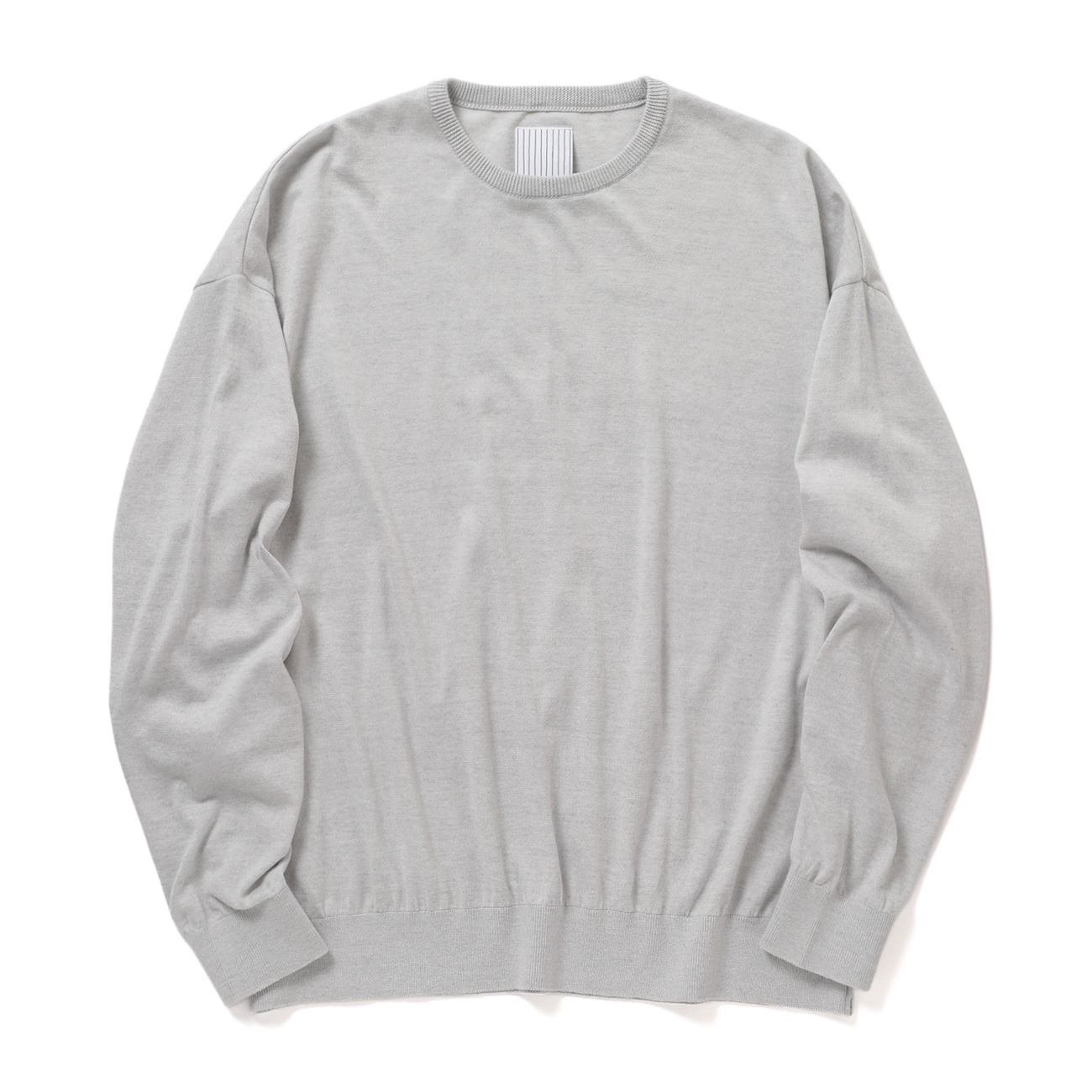 thelightlights グレー big LS tee S.F.C Stripes For Creative / エスエフシー | BIG LS COTTON KNIT TEE