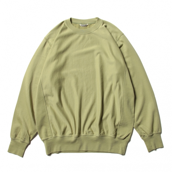 AURALEE / オーラリー | SUPER HIGH GAUGE NAPPED SWEAT P/O (メンズ) - Green | 通販 -  正規取扱店 | COLLECT STORE / コレクトストア