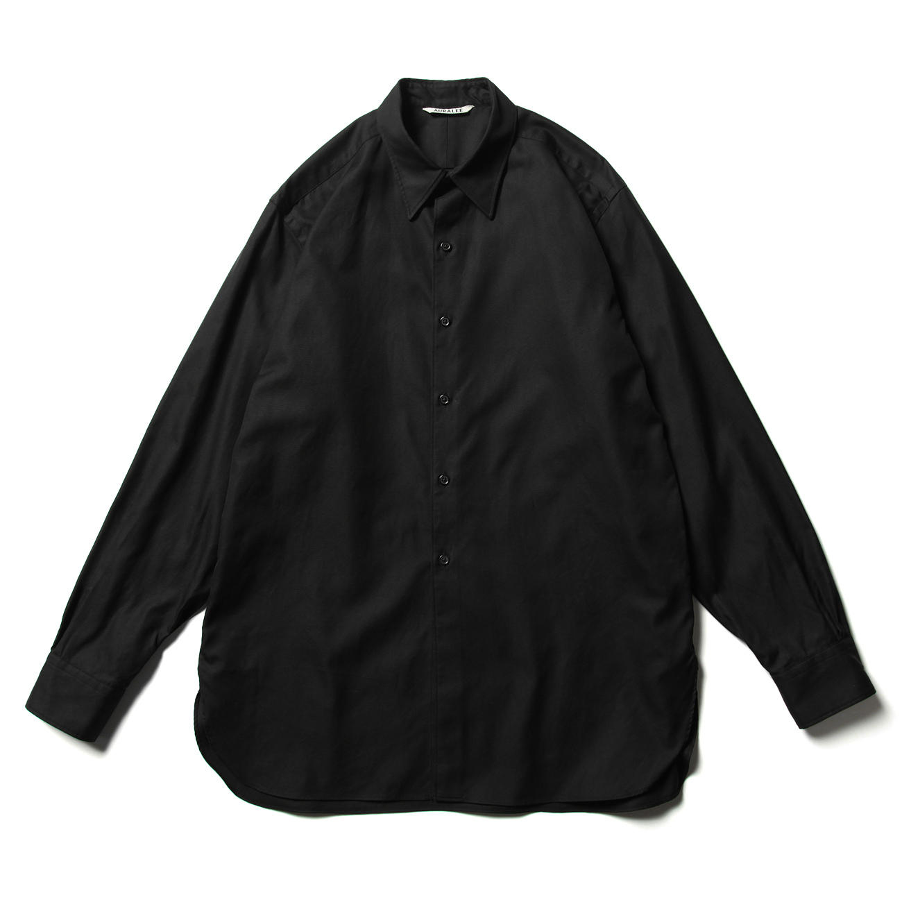 AURALEE / オーラリー | FINX SHUTTLE OX SHIRTS (メンズ) - Black