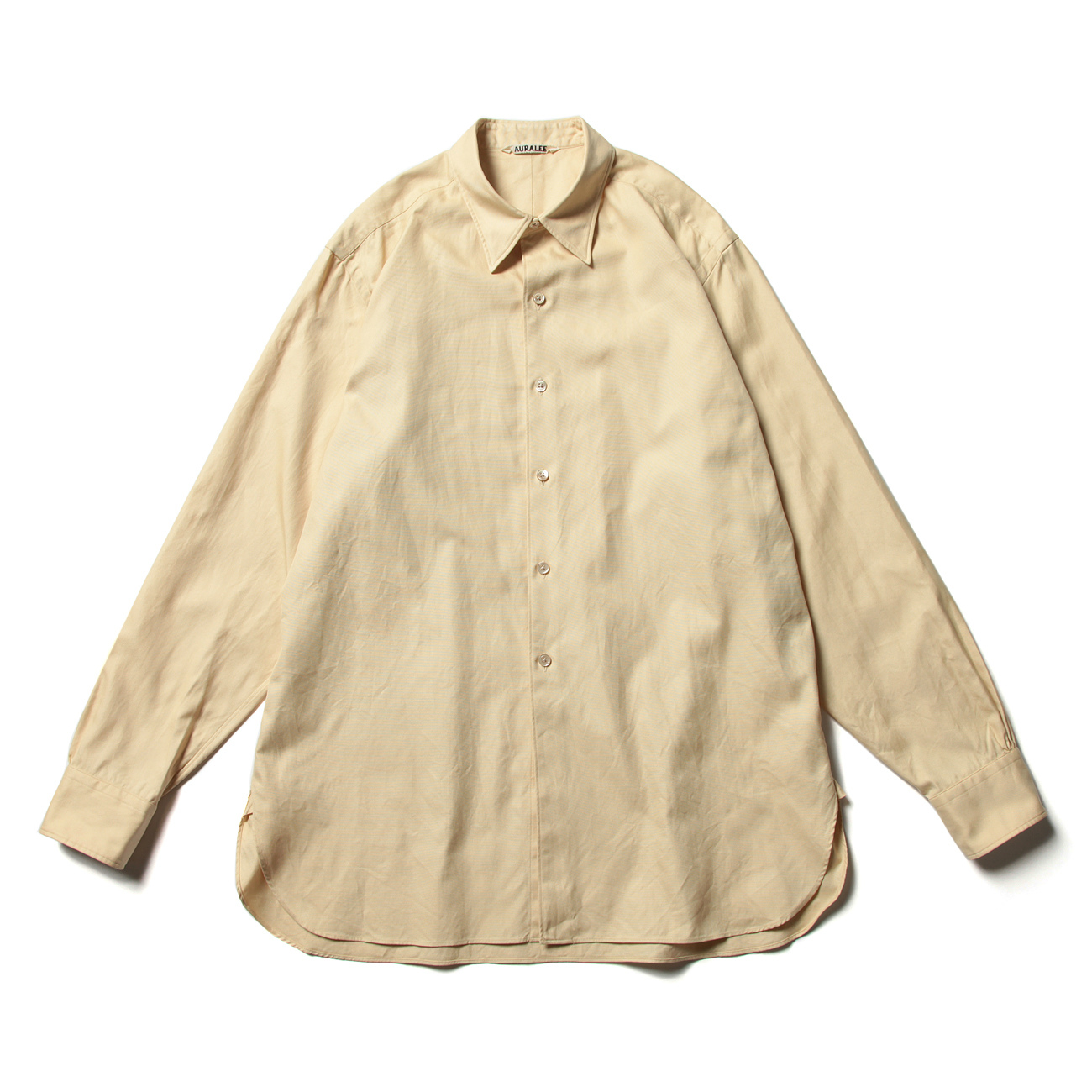 AURALEE / オーラリー | FINX SHUTTLE OX SHIRTS (メンズ) - Light Yellow | 通販 - 正規取扱店  | COLLECT STORE / コレクトストア