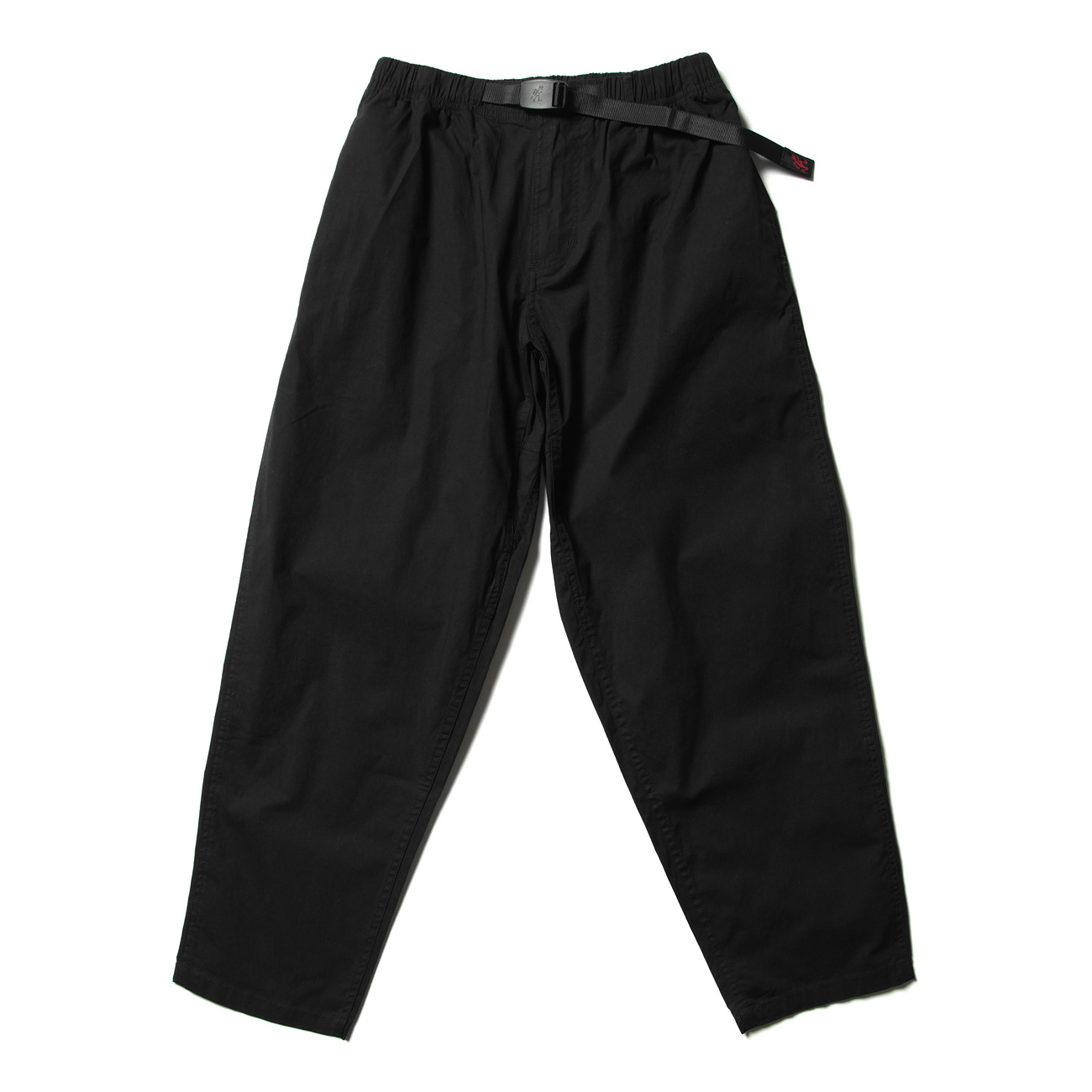 WEATHER WIDE TAPERED PANTS - Black