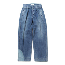 TANAKA / タナカ | THE WIDE JEAN TROUSERS - VINTAGE BLUE