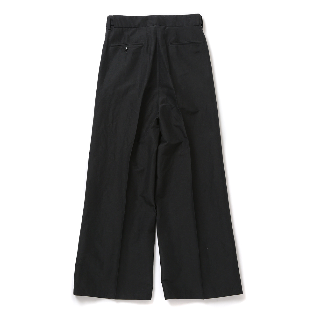 yoke ヨーク　サイドラインスラックス　m ブラック 3PLEATED WIDE-LEG TROUSERS | YOKE(ヨーク) / パンツ