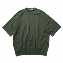 AURALEE オーラリー スウェット セージグリーン サイズ:3 | 半袖 スウェット Tシャツ (SUPER HIGH GAUZE NAPPED SWEAT TEE A21SP02NU) | ミニ裏毛 | 日本製 | トップス トレーナー【メンズ】【中古】 AURALEE / オーラリー | SUPER HIGH GAUGE SWEAT BIG TEE (メンズ