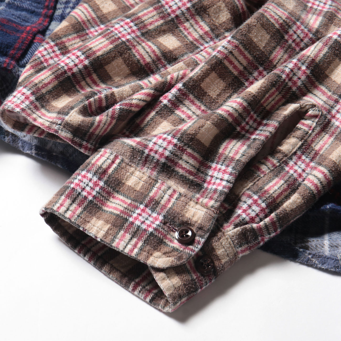 Rebuild by Needles / リビルド バイ ニードルズ | Flannel Shirt