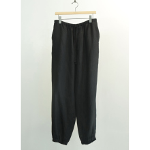 COMOLI / コモリ | カナパ ドローストリングパンツ - Black