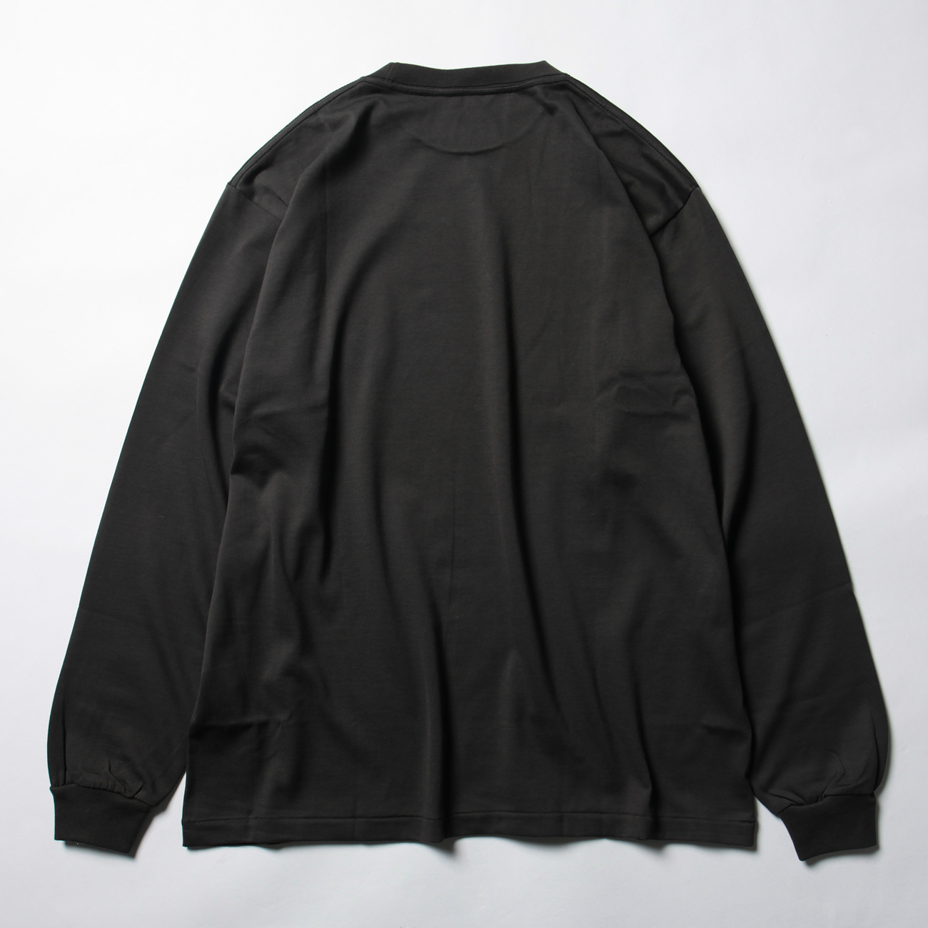 AURALEE / オーラリー | LUSTER PLAITING L/S TEE (メンズ) - Ink