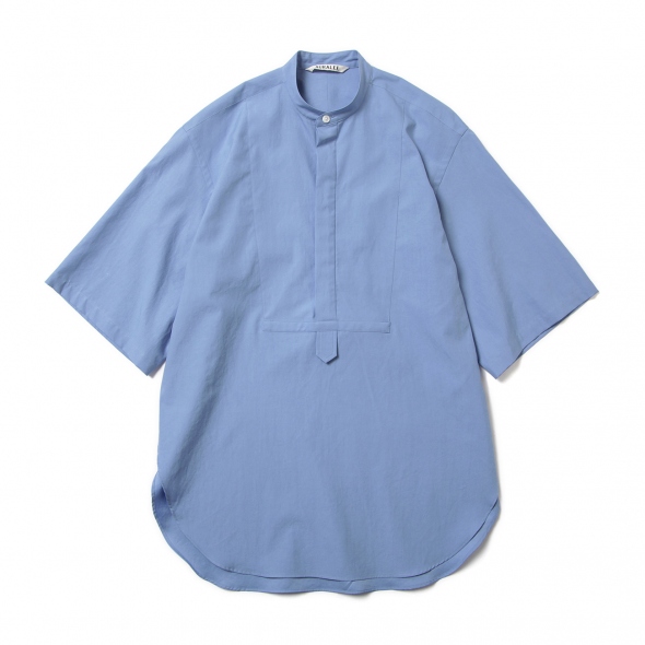 AURALEE / オーラリー | WASHED FINX TWILL HALF SLEEVED P/O SHIRT (レディース) - Blue |  通販 - 正規取扱店 | COLLECT STORE / コレクトストア