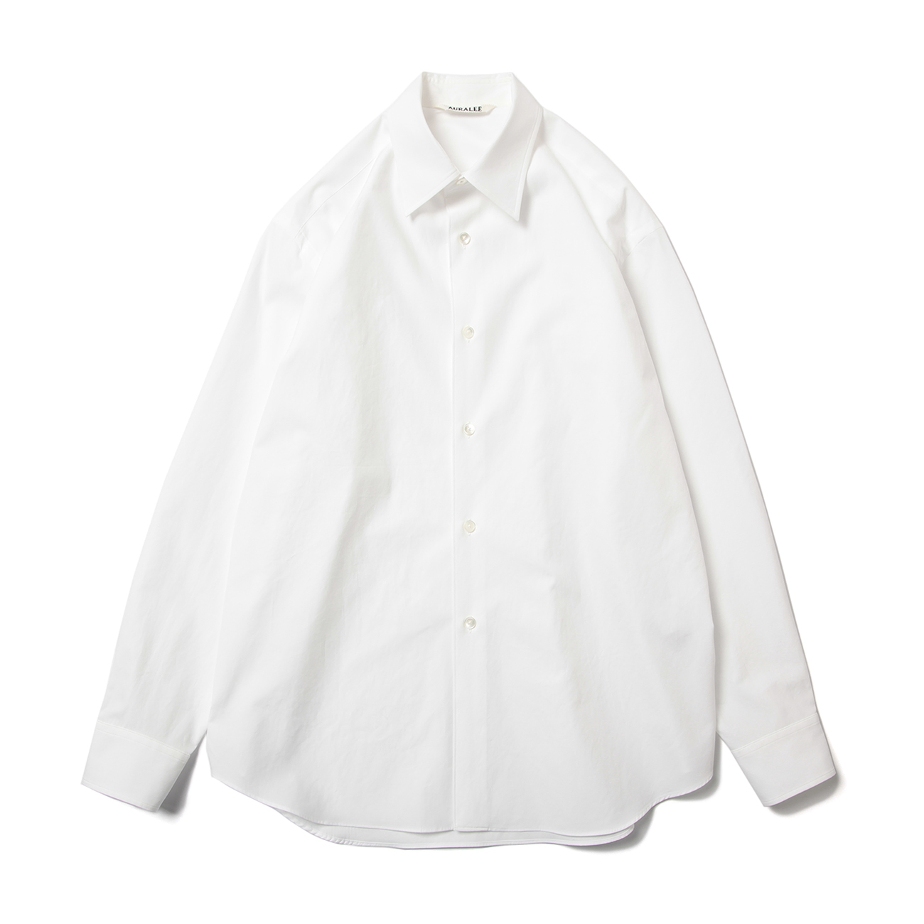 AURALEE オーラリー オープンカラーシャツ ホワイト 白 美品✨】AURALEE オーラリー 開襟シャツ 半袖 オープンカラー
