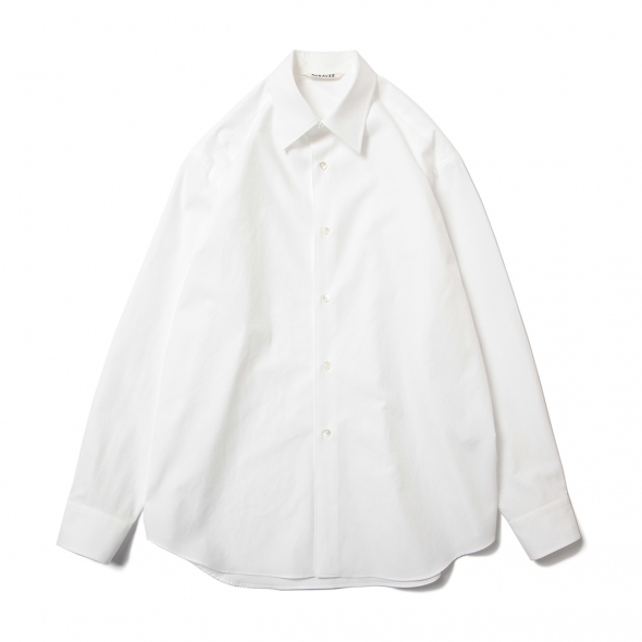 【美品】AURALEE オーラリー ホワイト ブロードシャツ サイズ3 M相当 着心地もサイズ感も妥協したくない！ “ちょうどいい”白シャツを