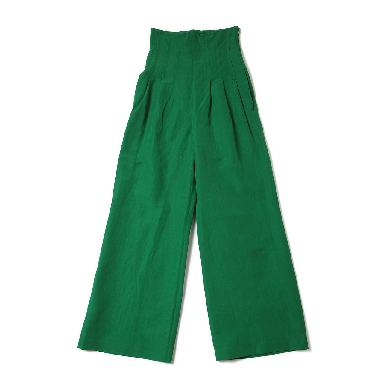 AURALEE / オーラリー | HIGH DENSITY FINX LINEN WEATHER PANTS (レディース) - Green |  通販 - 正規取扱店 | COLLECT STORE / コレクトストア