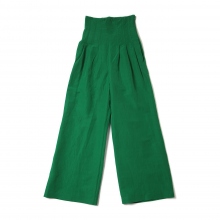 AURALEE / オーラリー | HIGH DENSITY FINX LINEN WEATHER PANTS (レディース) - Green