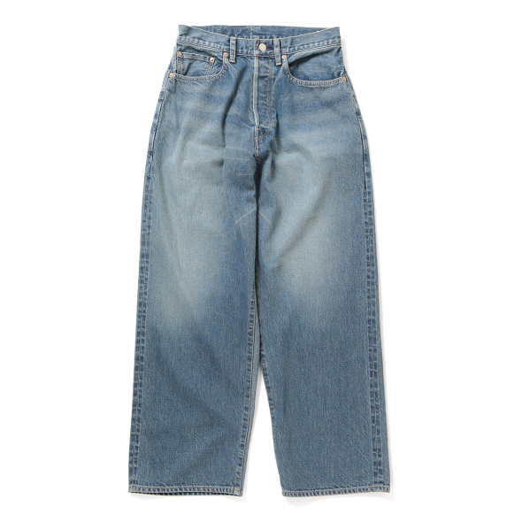 D.HYGEN - Bum Flap Damaged Denim Drop Crotch Slim Pants
