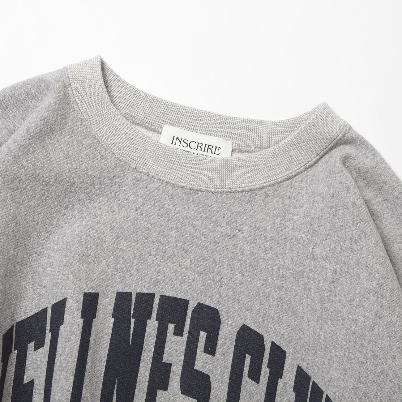 INSCRIRE / アンスクリア | WELLNESS CLUB Crew Sweat Shirt