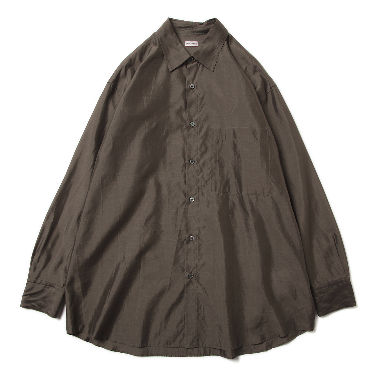 Silk Classic Shirt - Brown