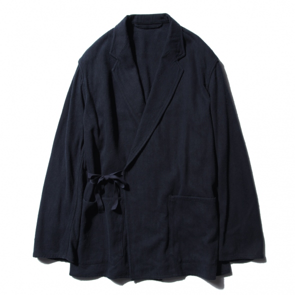 COMOLI / コモリ | シルクネップ ジャケット - Navy | 通販
