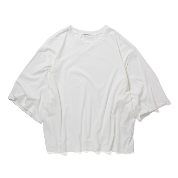 INSCRIRE / アンスクリア | Wide Sleeve Tee - White | 通販