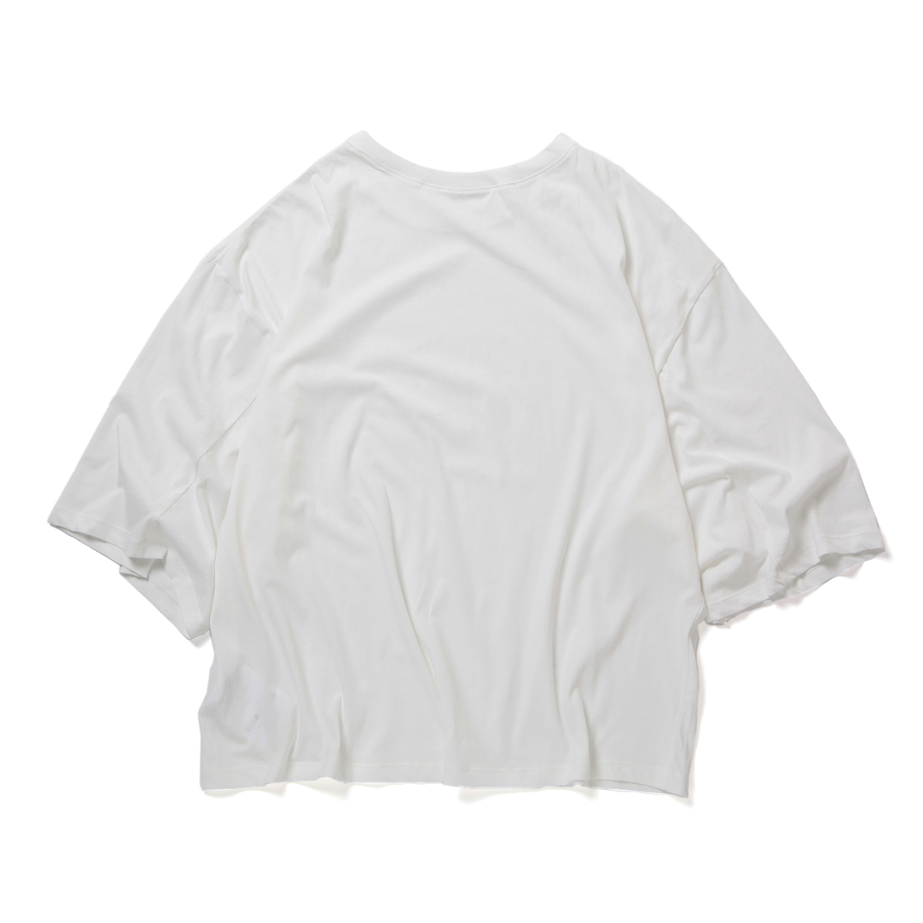 Wide Sleeve Tee - White