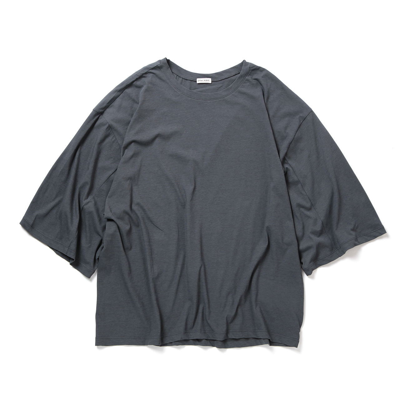 INSCRIRE / アンスクリア | Wide Sleeve Tee - Grey | 通販 - 正規取扱