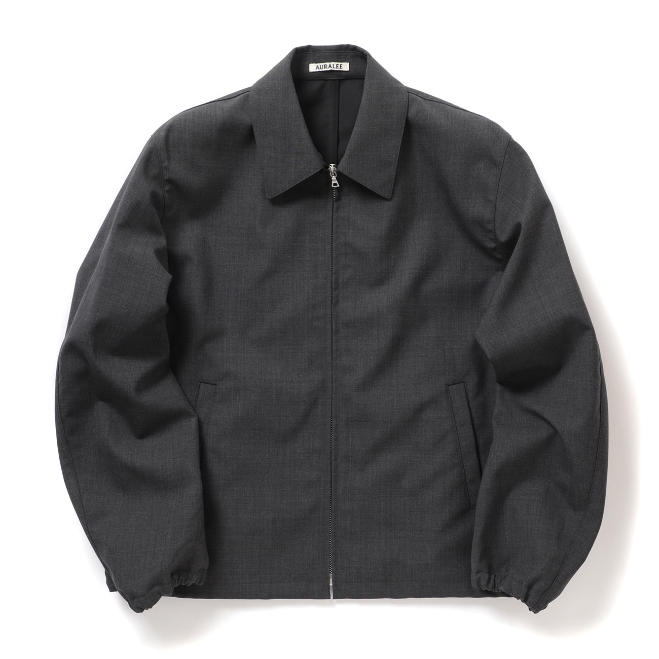 AURALEE / オーラリー | BONDED TROPICAL WOOL ZIP BLOUSON (メンズ